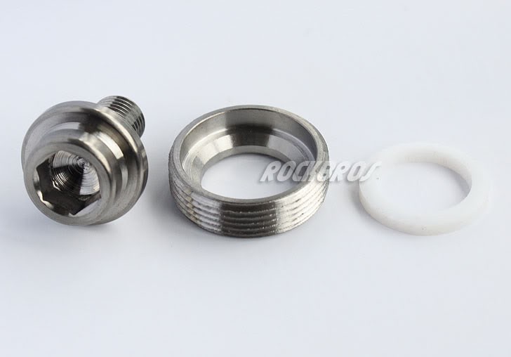 Rockbros Titanium Crank Bolt M8 X 15mm & Extractor Sleeve for