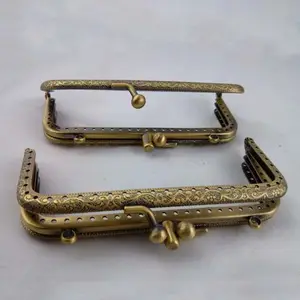 10.5*5.7cm Antique Brass Purse Frame Bag Frame Closure Hardware