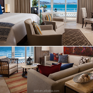 Modern Wooden Queen Bedroom Set Professional Home Furniture by Foshan King Size for Apartments &amp; Hotels - Product Image 3