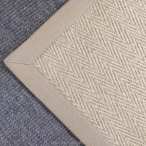 헤링본 패턴 sisal 카펫, 친환경 및 얼룩 방지 카펫