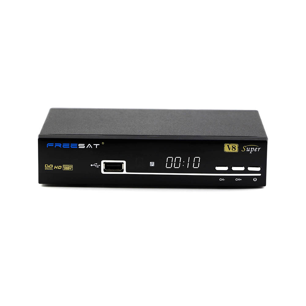 Freesat V8 Super DVB-S2 Récepteur Satellite Numérique Logiciel RS232 Soutien powervu Cccam Youtube Livraison