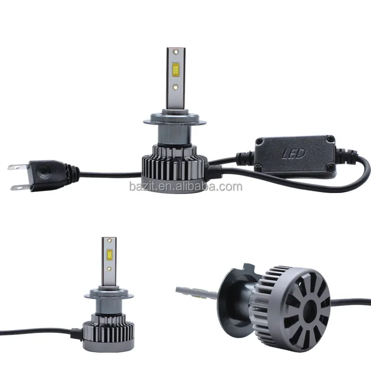 Auto Spare Parts Listrik Lampu LED Mobil Kit Konversi H4 Mini Proyektor Lensa H3 6 V 25 W Lampu LED
