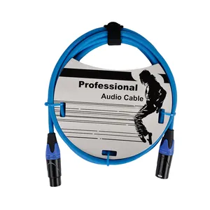 Précision Pro Audio MC199B-3M 10ft Faible Bruit XLR Mâle Femelle 6.0mm Câble Coaxial Microphone PVC Blindé Combinaison Vidéo