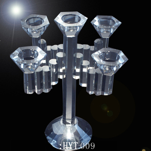 Hermoso cristal candelabros para sala <span class=keywords><strong>de</strong></span> fiesta boda decorar <span class=keywords><strong>la</strong></span> Navidad - Product Image 3