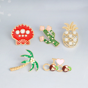 QIHE plantas suculentas Cactus <span class=keywords><strong>Aloe</strong></span> <span class=keywords><strong>Vera</strong></span> lindo planta en maceta pines broche insignia planta amante regalo accesorio de moda - Product Image 6
