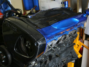 EPR Nissan R33 RB26 Couvercle de came en fibre de carbone à corps large spécifique Dett Accessoires extérieurs Modèle A-RB26-CAM - Product Image 2