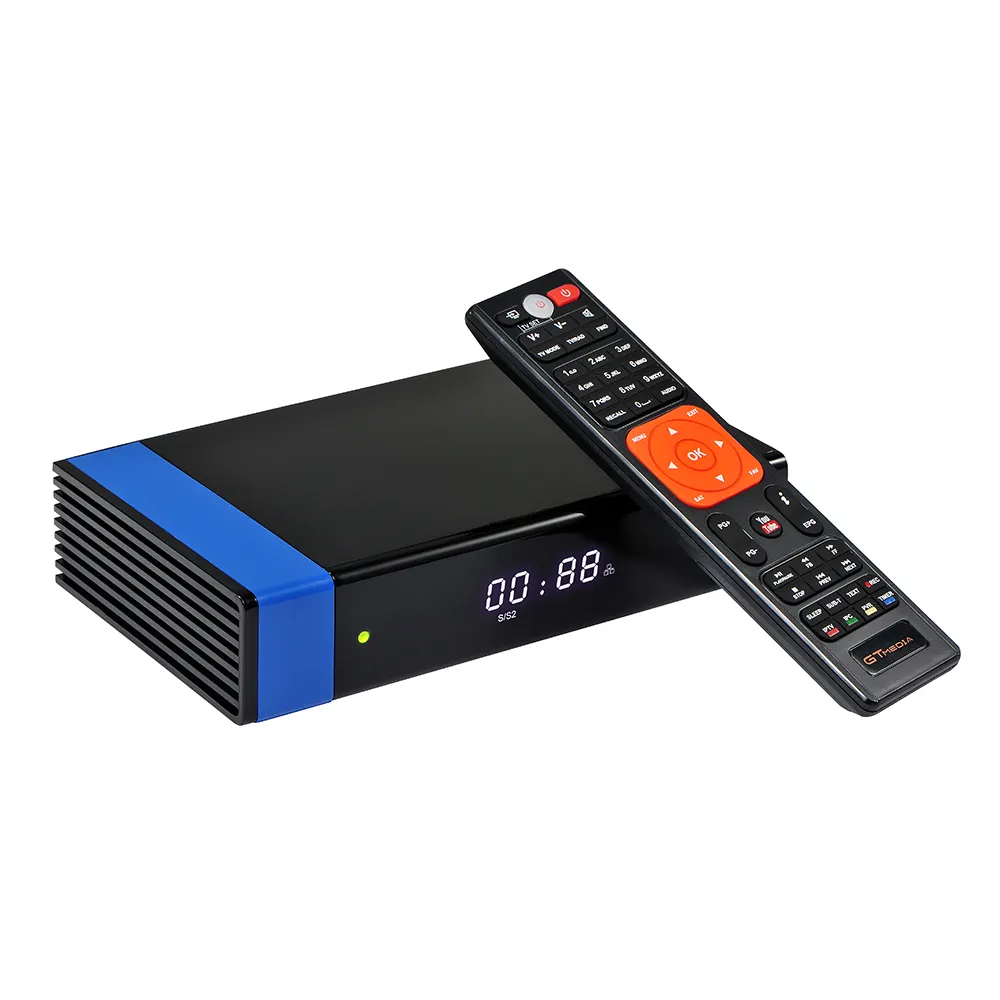 GTMedia Nhà Sản Xuất V8 Nova 1080P Thu Vệ Tinh IPTV Set Top Box Miễn Phí Hỗ Trợ Md Newcamd Điện Vu USB WiFi Youtube
