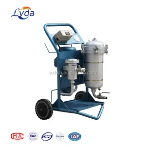 Transformer electrostatic oil cleaning for hydraulic filtration system