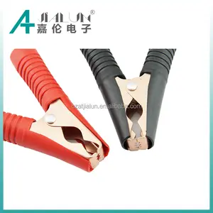 Battery Clip JIALUN 100amp Alligator Clip With Boot 12v Battery Clamps Copper Crocodile Clips