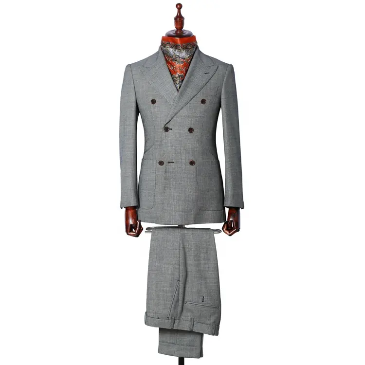 MTM slim takım elbise toptan 2 parça düğün smokin erkek takım elbise erkekler için fabrika fiyat