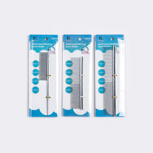 sottile di metallo pettine organico prodotti <span class=keywords><strong>pet</strong></span> shop ingrosso - Product Image 5