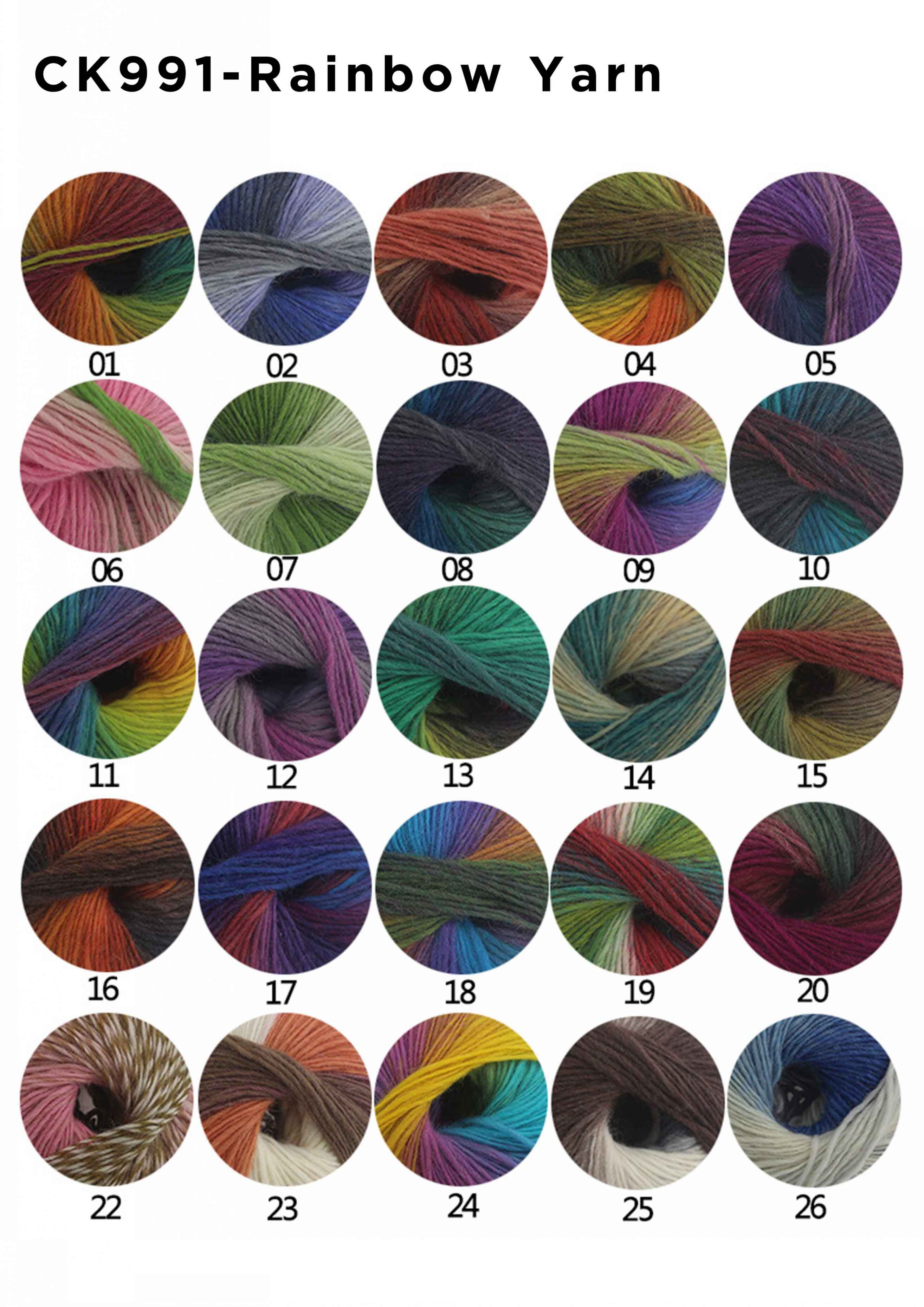 Beaucoup de couleurs pour vous