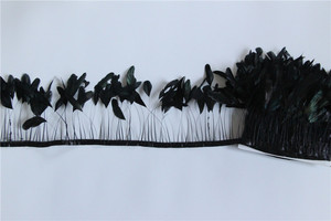 Artículos Más Vendidos 2016 de la Cola <span class=keywords><strong>Del</strong></span> Gallo Despojado Coque Feather Fringe Recortar - Product Image 4