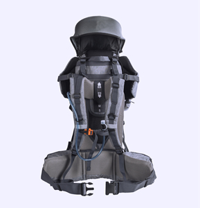 <span class=keywords><strong>Mochila</strong></span> Portabebés Ergonómica y Segura con Marco de Aluminio y Nailon, Ideal para Senderismo con Niños Pequeños - Product Image 3