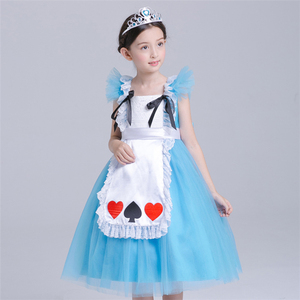 Filles Cosplay Princesse Robe Alice <span class=keywords><strong>Au</strong></span> Pays <span class=keywords><strong>Des</strong></span> Merveilles Costume Robe - Product Image 1