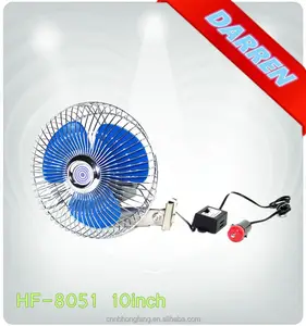 10 inç dc 12v 24v oto kamyon havalandırma fanı araba fanı