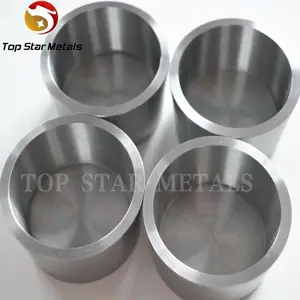 उच्च शुद्धता Machined Zr 702 शुद्ध Zirconium Crucibles और Zirconium कप बिक्री के लिए