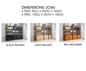 Estantería para oficina en casa <span class=keywords><strong>con</strong></span> tablero de melamina de almacenamiento y pintura de marco de metal - Product Image 3