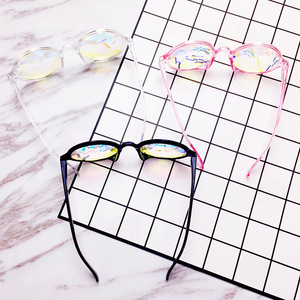 Occhiali <span class=keywords><strong>Caleidoscopio</strong></span> Rotondi <span class=keywords><strong>per</strong></span> Festival Rave, Occhiali da Sole Olografici Retrò di Design <span class=keywords><strong>per</strong></span> Uomo e Donna - Product Image 6