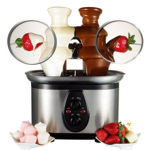 <span class=keywords><strong>Fuente</strong></span> <span class=keywords><strong>de</strong></span> <span class=keywords><strong>Chocolate</strong></span> Eléctrica <span class=keywords><strong>de</strong></span> Acero Inoxidable, Comercial, Profesional, <span class=keywords><strong>de</strong></span> Doble Torre, <span class=keywords><strong>en</strong></span> <span class=keywords><strong>Venta</strong></span> - Product Image 4