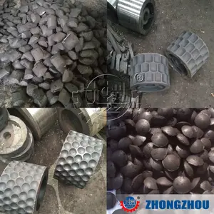 Wear-resistant Alloy Rollers Spare Parts Of Briquette Machine