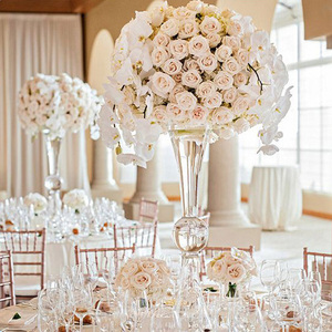 Hot Trumpet <strong>Vase</strong> for Wedding Table Centerpiece,<strong>clear</strong> <strong>Vase</strong> Table Event Decor for Flowers,hot Trumpet <strong>Vase</strong> for Fresh Flowers Balls - Product Image 2