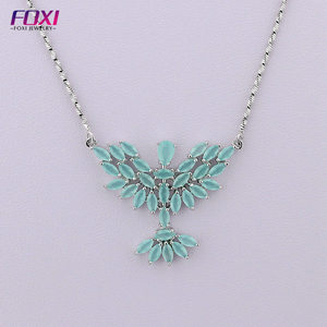Brasil estilo rodio plateado joyería colgante collares al por mayor - Product Image 4