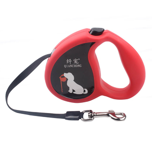 Laisse rétractable en nylon réglable pour chien, différentes couleurs, simple, classique, écologique, marque privée, produits pour animaux de compagnie imprimés - Product Image 3