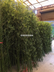 Plante artificielle imperméable en plastique <span class=keywords><strong>bambou</strong></span>, paysage du Guangdong - Product Image 5