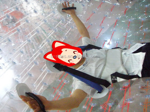 Vendita calda Unisex PVC gonfiabile imbracatura Zorb palla all'aperto per adulti rullo per erba che cammina elegante giocattolo gonfiabile - Product Image 4