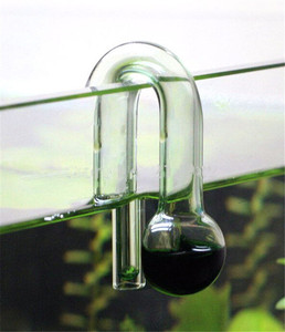 Solution de test de pH pour <span class=keywords><strong>aquarium</strong></span> planté, à suspendre, en verre, avec testeur de CO2 en forme de <span class=keywords><strong>U</strong></span> - Product Image 4