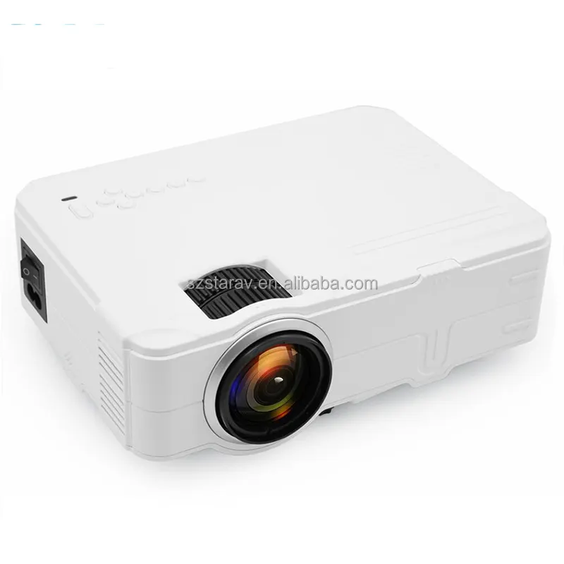 Cheap RD812 Mini LED Projector WiFi Wireless Wired Sync Display LCD LED Projector Multi Screen HDMI VGA USB Video Home Theater