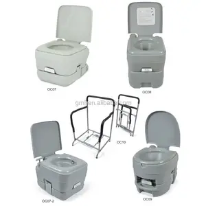 Gris de una pieza 10L 20L usado Western Indoor Disabled Flush Hospital Marine Mobile Wc Camping inodoro portátil de plástico para la <span class=keywords><strong>venta</strong></span> - Product Image 1