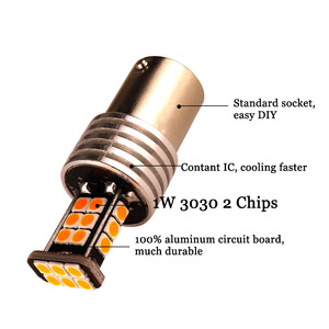 1156 BA15S BAU15S 1157 BAY15D 24 Smd 3030 Led posteriore <span class=keywords><strong>retromarcia</strong></span> luci di marcia posteriori lampadine di stazionamento 12V - Product Image 4