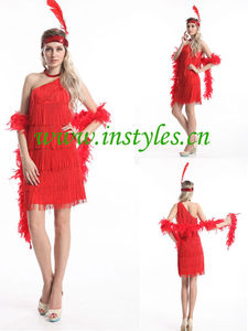 L'assurance commerce $ 2015 instyles dames 1920'S 1930'S FRINGE aileron déguisements adultes <span class=keywords><strong>CHARLESTON</strong></span> COSTUME - Product Image 1
