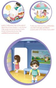 Ciudad pequeña batería ranura auto-juguete interesante <span class=keywords><strong>pista</strong></span> de coches de plástico para niño - Product Image 3