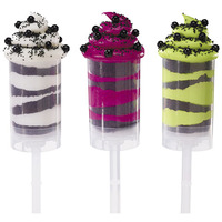Conteneurs ronds transparents pour cake pops, push pops, glaces, desserts