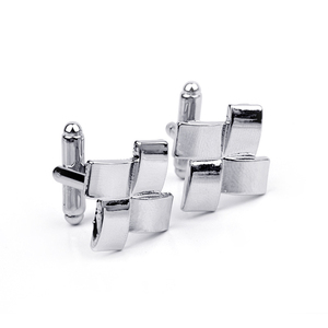 Fashion Metal square Cuff French Style Men's Diy Shirt/suit Cufflinks - Product Image 2