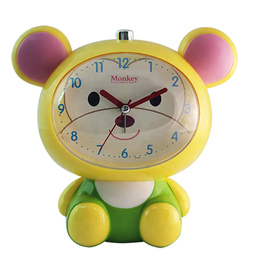 Children Monkey Melody Alarm Clock With Touch Light with color changing