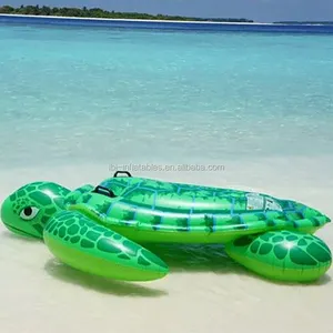 Galleggiante gonfiabile della piscina gonfiabile di giro della tartaruga marina del galleggiante dell'acqua