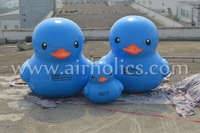 Canard gonflable géant personnalisé pour la publicité, jouet de piscine, ballons de canard multicolores H3113