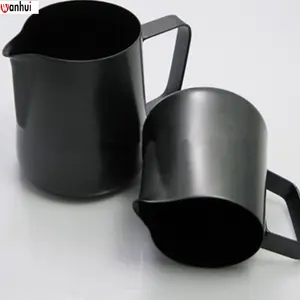 350/600/1000ML 20 Gauge 18/8 Thép Không Gỉ Kim Loại Sữa Jug