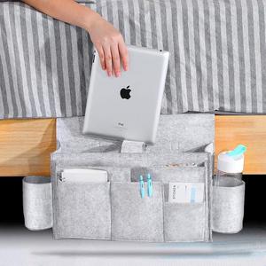 Organizador de Cabecera de Fieltro de Gran Capacidad, Moderno y Novedoso, Almacenamiento <span class=keywords><strong>Colgante</strong></span> para Computadoras Portátiles de 15.6 Pulgadas - Product Image 6