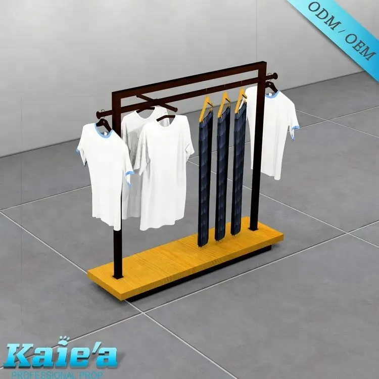 T-shirt-display stand/t-shirt einzelhandel Anzeige/ständer für t-shirts