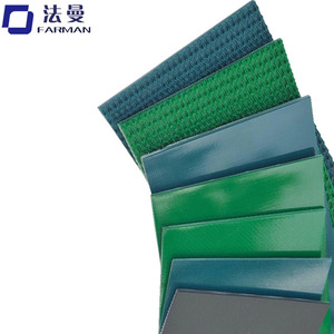 מחיר נמוך באיכות גבוהה pvc pu מסוע לבן ירוק - Product Image 1