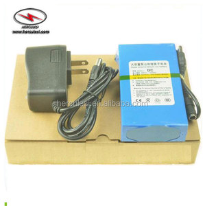 Rechargeable New <strong>12V</strong> <strong>3000mAh</strong> Lithium Li-ion <strong>12V</strong> 3Ah Camera Camera <strong>Lipo</strong> <strong>Battery</strong> + 12.6V 1A Charger Eu / Us Plug - Product Image 2