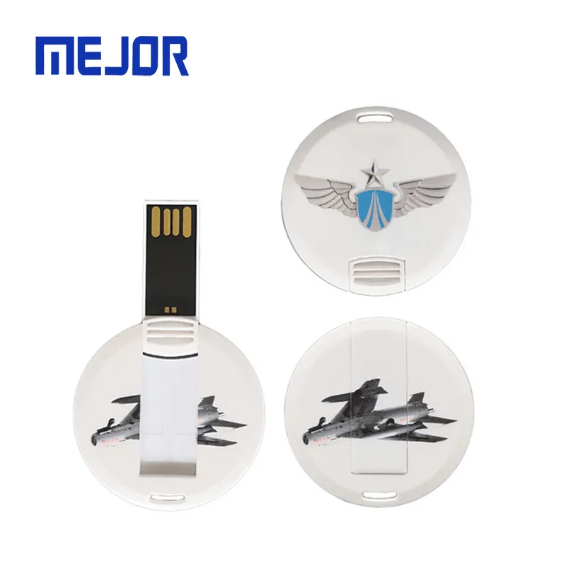 Circle Tarjeta pen drive 8G OEM credit card 4G mini round flash disk 16G Cercle USB card