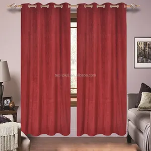Good price Bordeaux chenille thick winter curtain