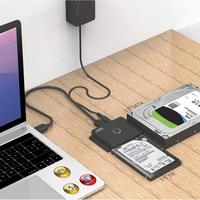 Convertidor FIDECO USB 3.0 a SATA IDE para Laptop, Adaptador de Disco Duro SATA de 22 Pines, 2.5 y 3.5 Pulgadas