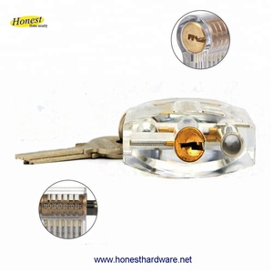 Nuevo estilo cerrajero aprendizaje cerradura transparente - Product Image 5